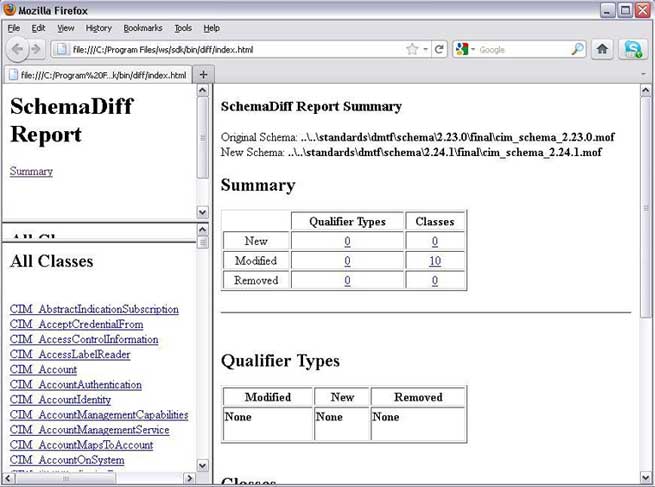 schemadiff screenshot 1